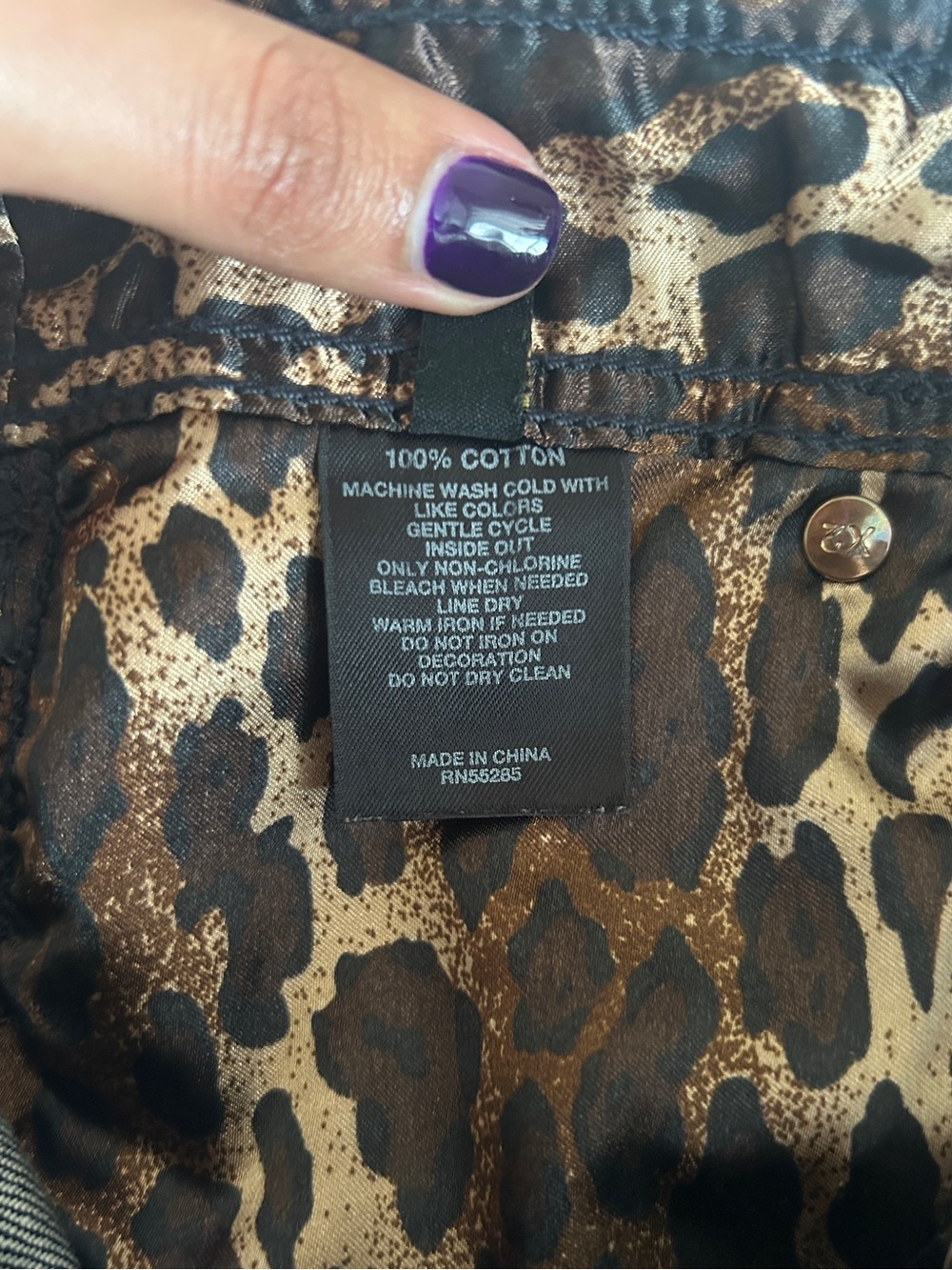 express x2 jean mini skirt - Picture 7 of 7